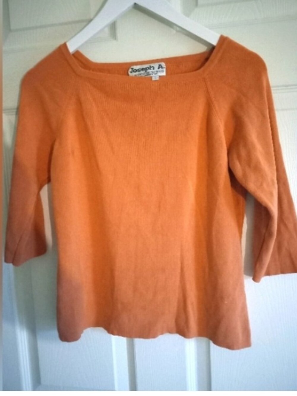 Joseph A. 100% Silk Qu'est-ce Que c'est Silk Square Neck Top- Size L